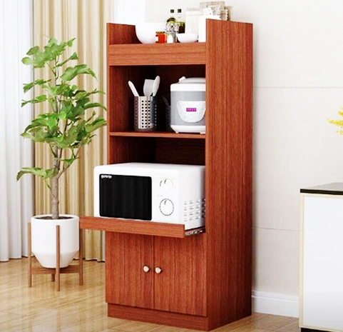 Kệ đựng đồ nhà bếp bằng gỗ tinh tế