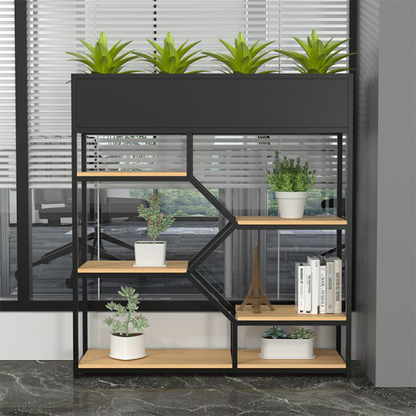 Kệ sắt trang trí phòng khách độc đáo