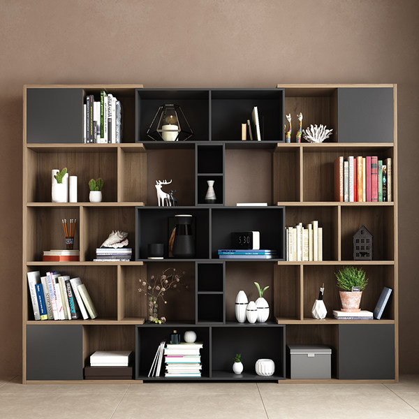 Kệ sách trang trí phòng khách độc đáo