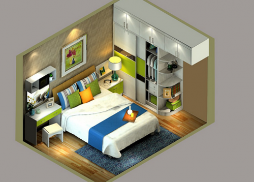 Thiết kế phòng ngủ nhà phố